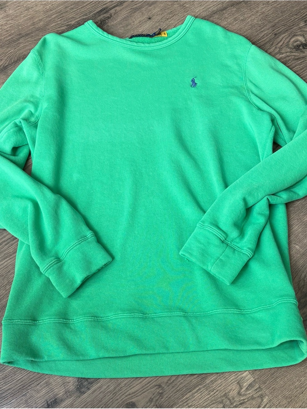 Polo by Ralph Lauren Men's Green Crewneck Sweatshirt